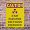 Signmission Radiation & Laser Sign, 10 in H x 7 in W, Plastic, Rectangle OS-2PACK-CR-P-710-V-10285 - alternate 3